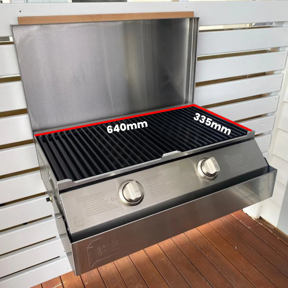 Space Grill 2 Burner BBQ - LPG
