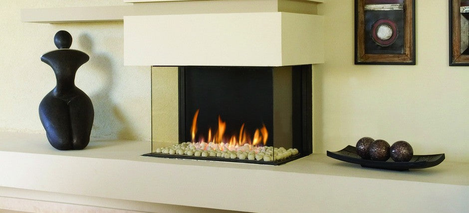 Ex-Display Ortal Clear 75 TS Natural Gas Fireplace