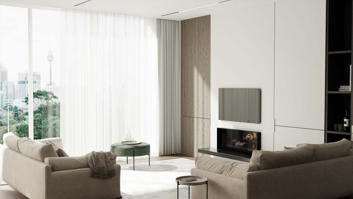 Escea LE1000 Holographic Electric Fireplace