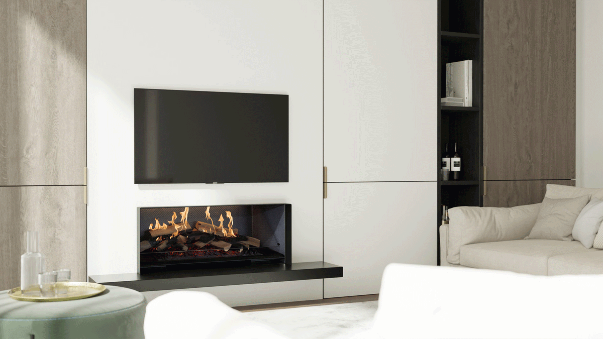 Escea LE1000 Holographic Electric Fireplace