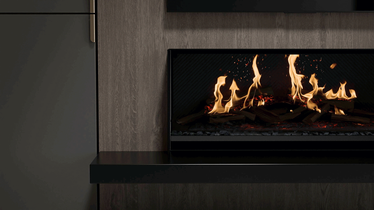 Escea LE1000 Holographic Electric Fireplace