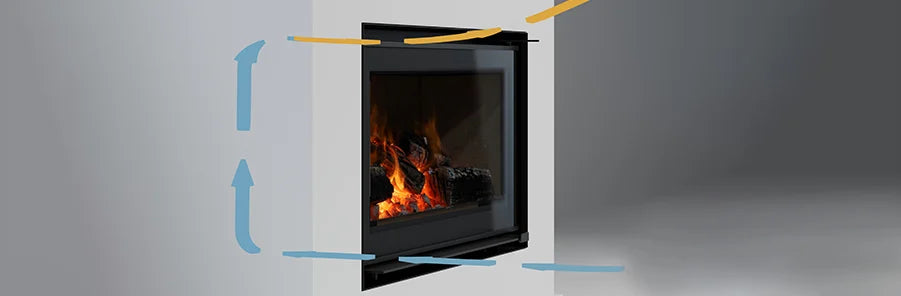 Escea TC950 Inbuilt Wood Fireplace