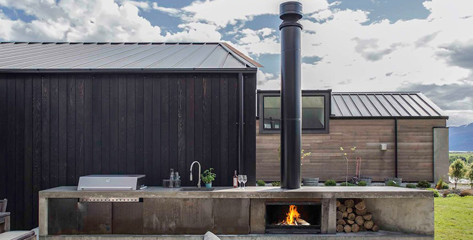 Escea EW5000 Outdoor Wood Cooking Fireplace