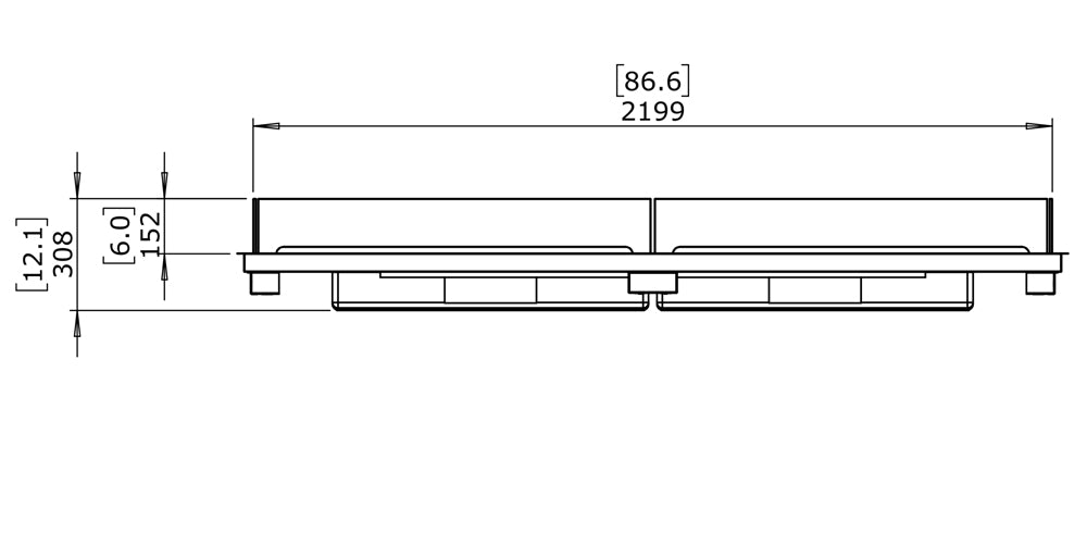 Ecosmart Linear 90 Fire Pit Kit