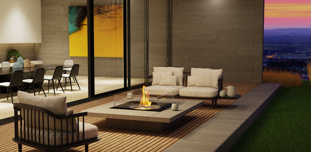 Ecosmart Square 22 Fire Pit Kit