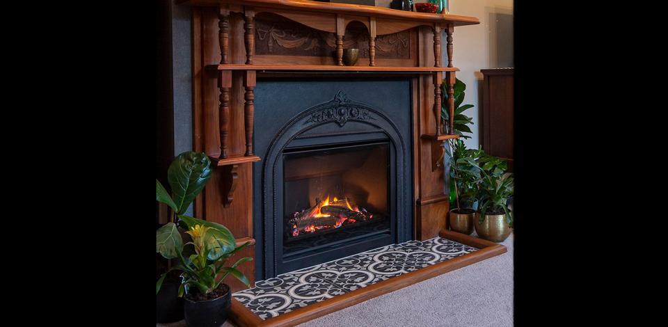 Masonry Insert Gas Fireplace