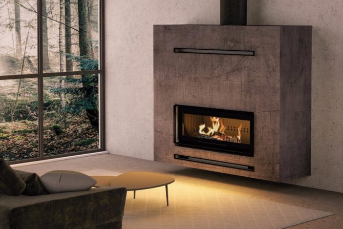 Single Sided Wood Fireplaces