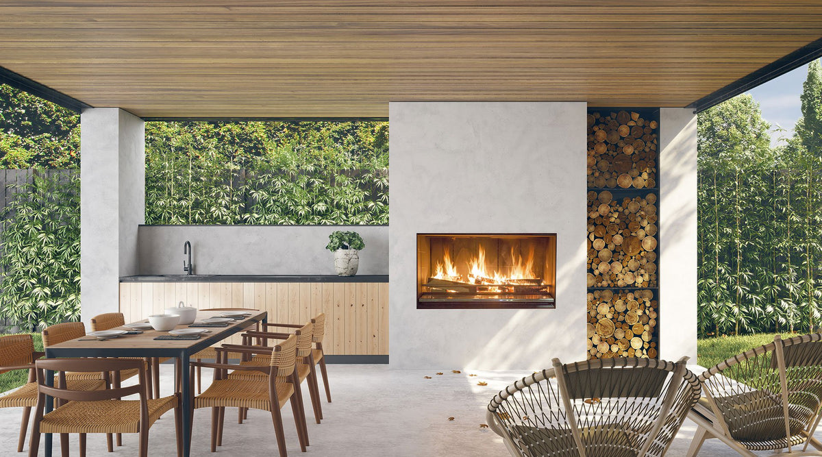 Escea EK Series Outdoor Wood BBQ Fires