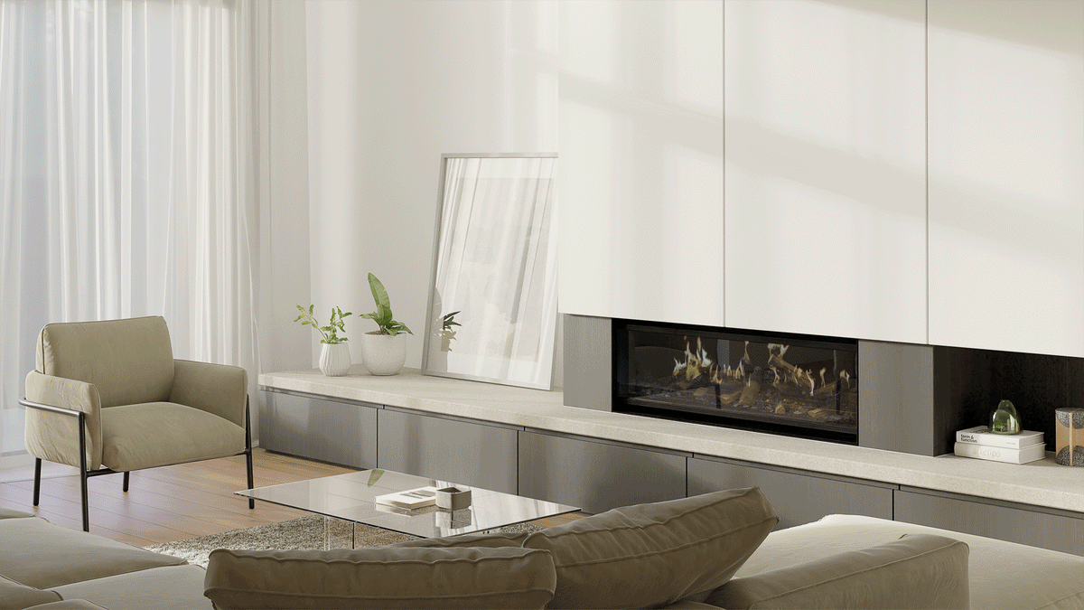 Escea LE1250 Holographic Electric Fireplace