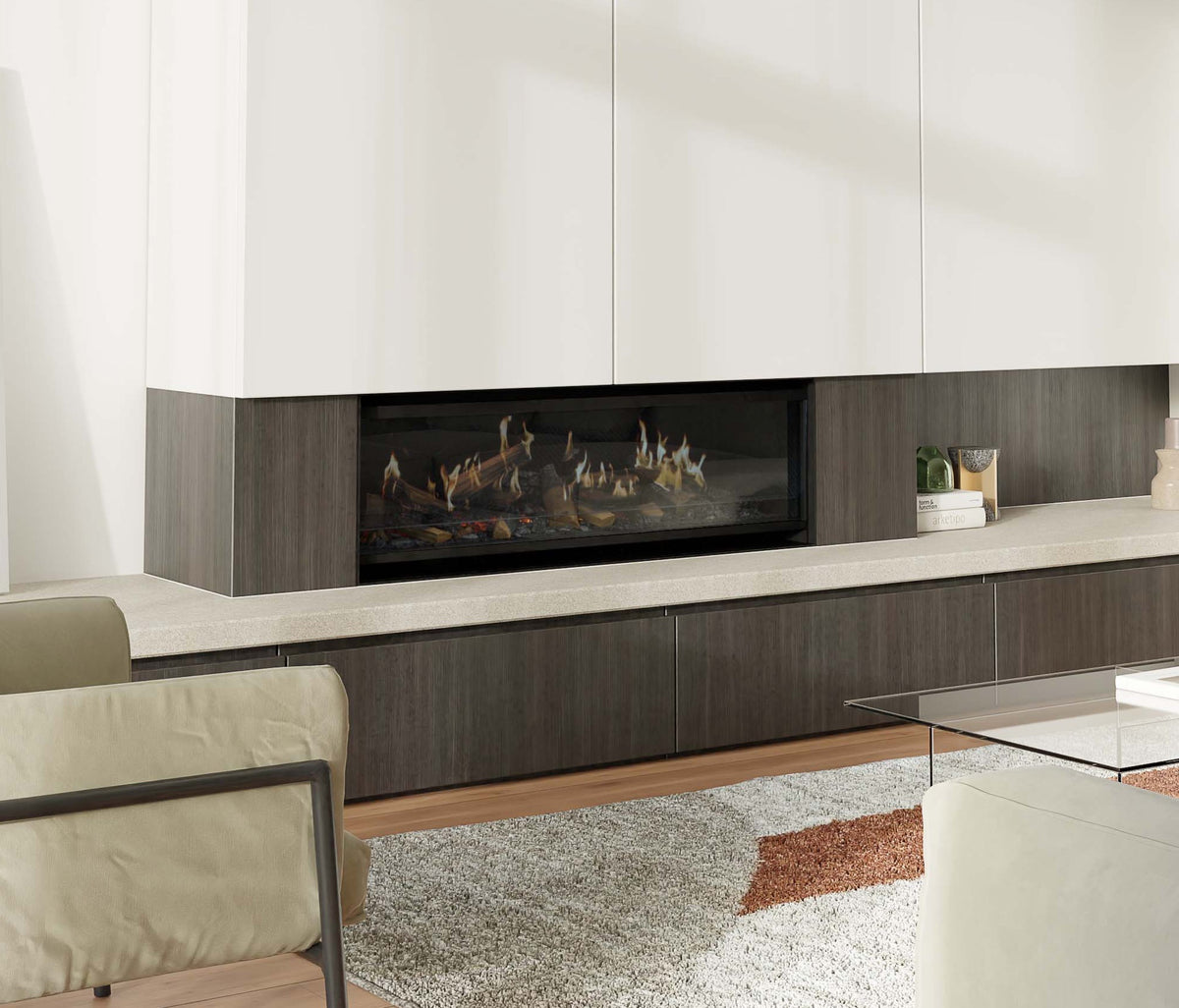 Escea LE1250 Holographic Electric Fireplace