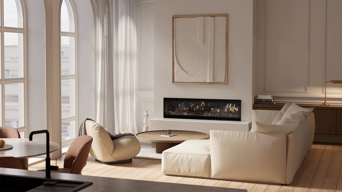 Escea LE1550 Holographic Electric Fireplace