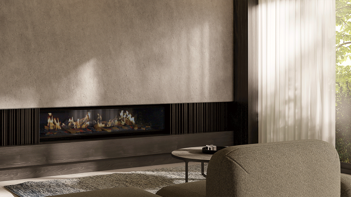 Escea LE1750 Holographic Electric Fireplace