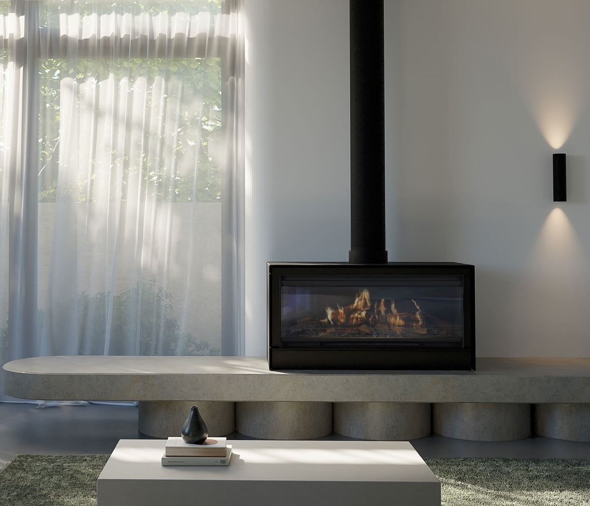 Escea LEFS1000 Holographic Electric Freestanding Fireplace