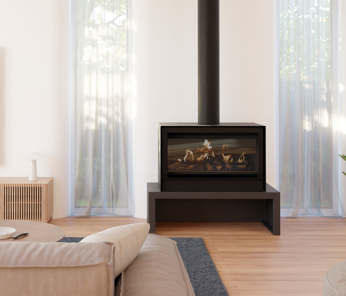 Escea LEFS800 Holographic Electric Freestanding Fireplace