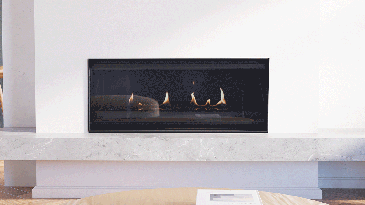 Escea LR1000 Holographic Electric Fireplace
