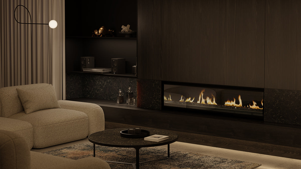 Escea LR1550 Holographic Electric Fireplace