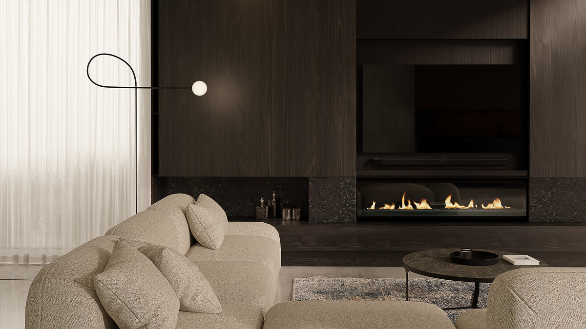 Escea LR1550 Holographic Electric Fireplace