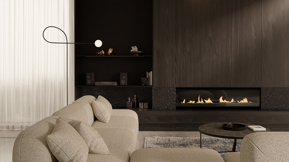 Escea LR1550 Holographic Electric Fireplace