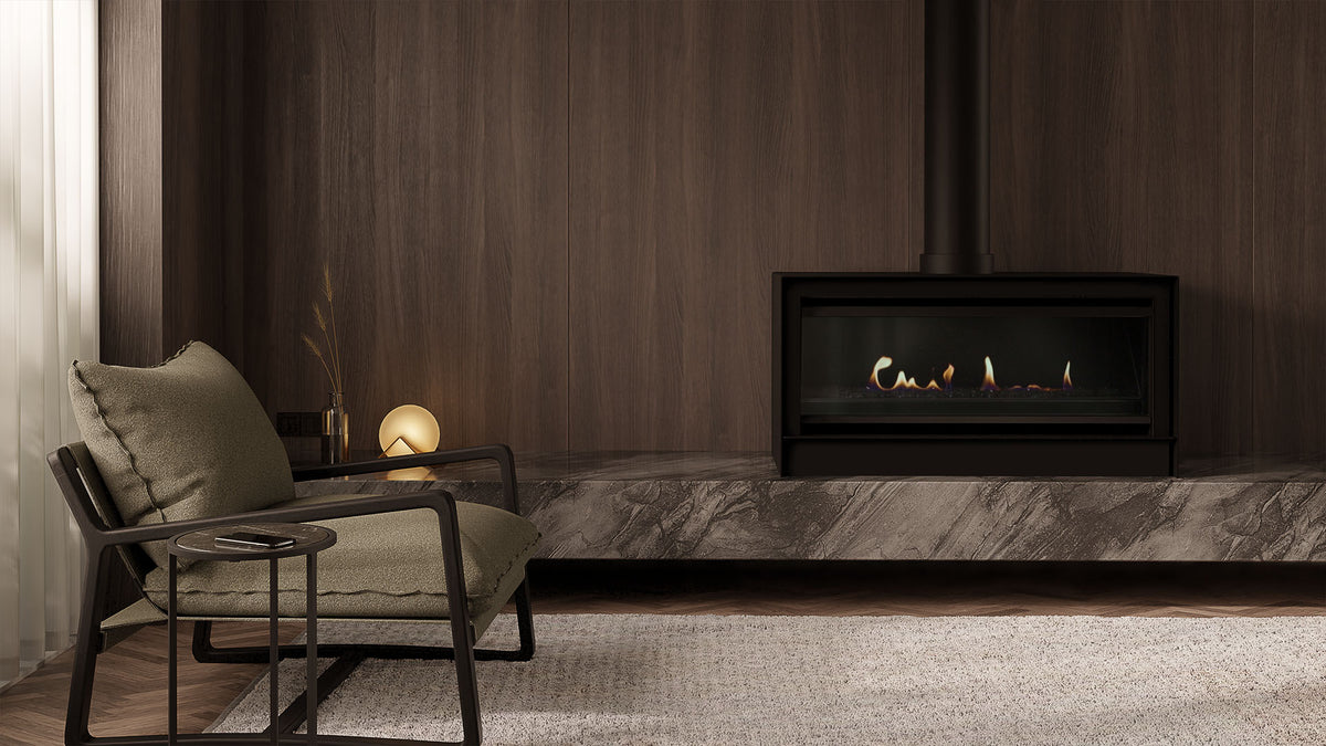 Escea LRFS1000 Holographic Electric Freestanding Fireplace