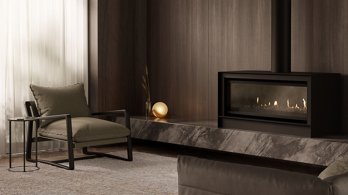Escea LRFS1000 Holographic Electric Freestanding Fireplace