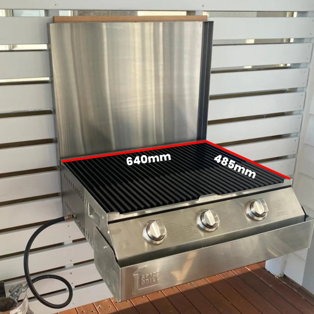 Space Grill 3 Burner BBQ - Natural Gas