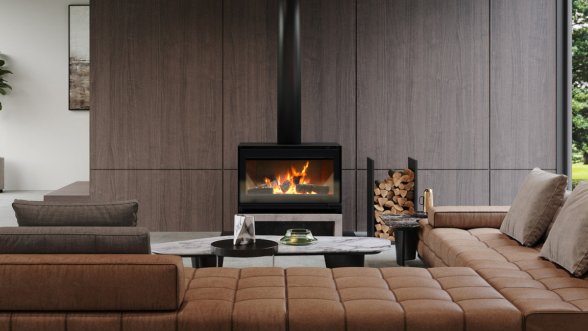 Ex-Display Escea TFS1000 Freestanding Wood Fireplace