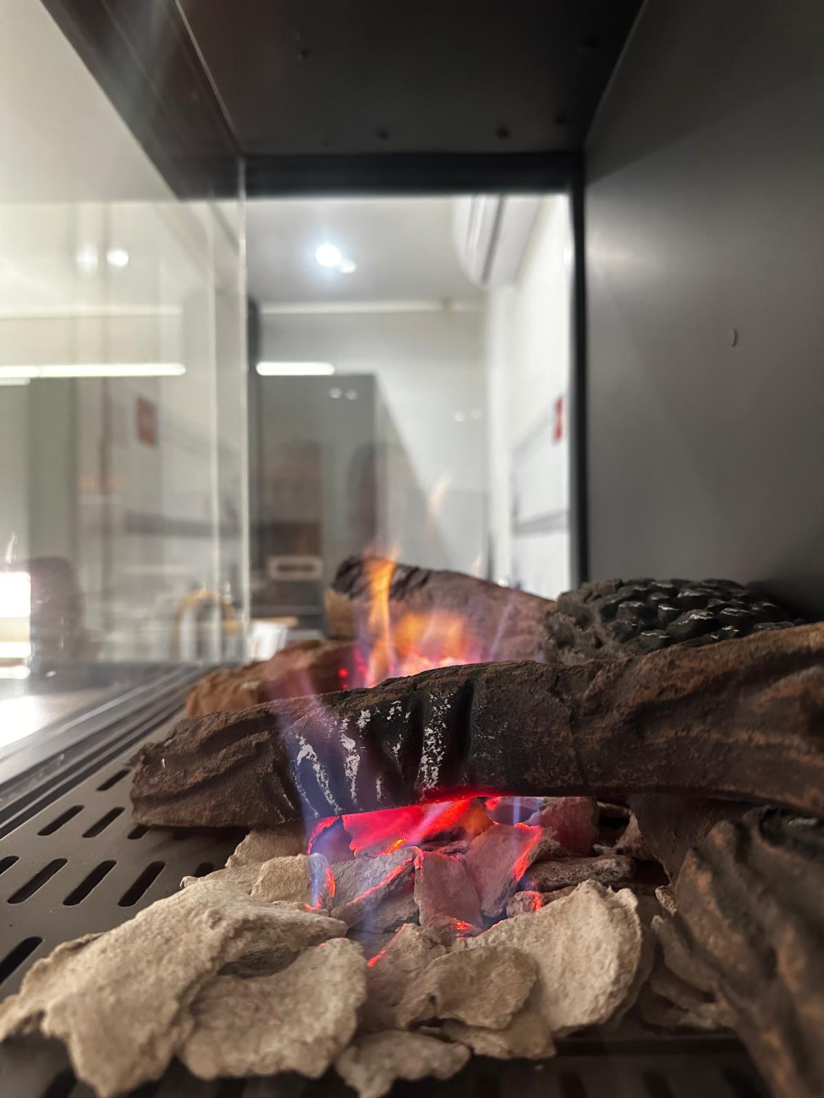 Ex-Display Ortal Clear 75 TS Natural Gas Fireplace