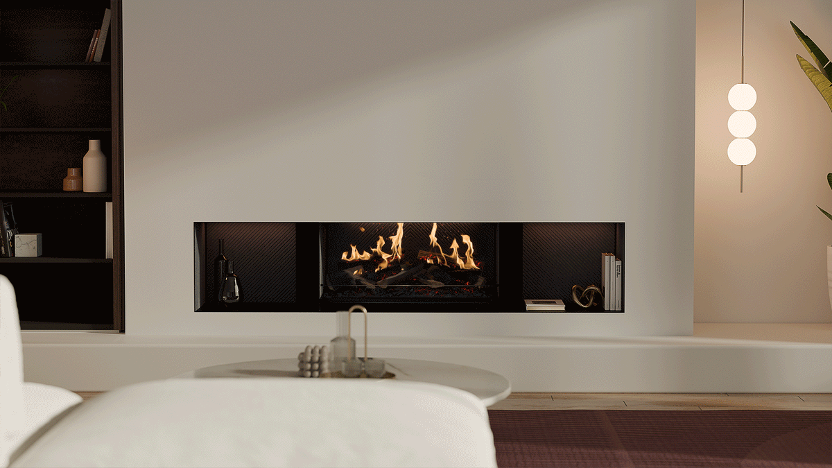 Escea LE800 Holographic Electric Fireplace