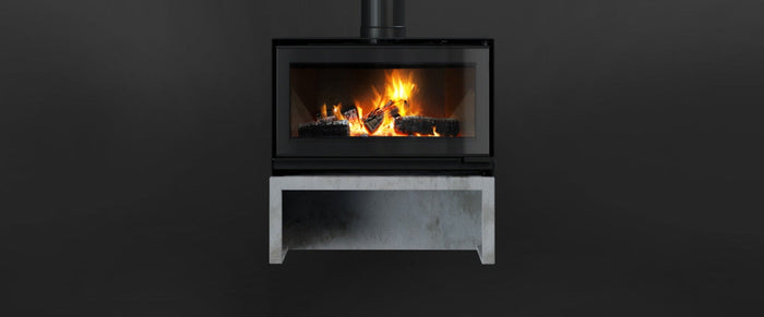 Escea TFS1000 Freestanding Wood Fireplace – Hot Water & Heating