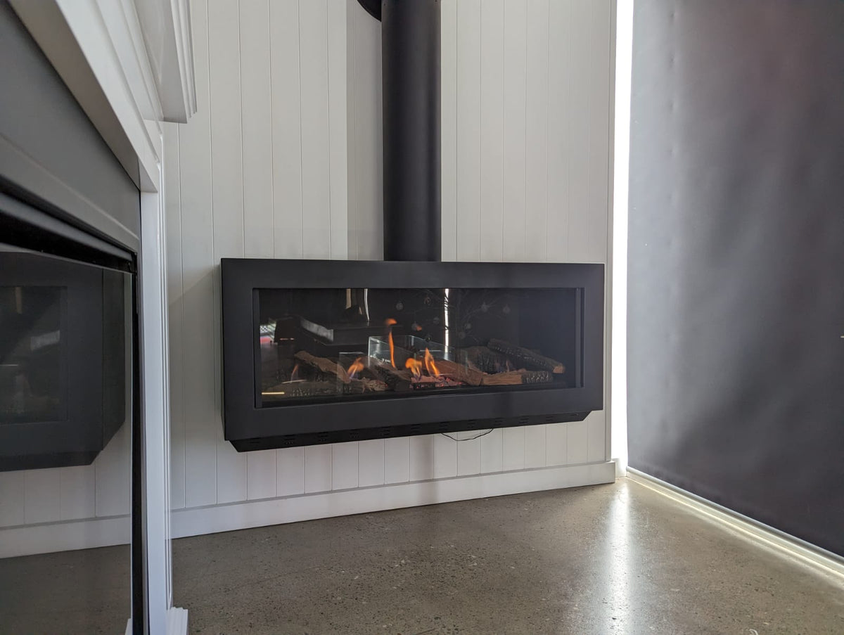 Ex-Display Ortal Stand Alone 110 Natural Gas Fireplace