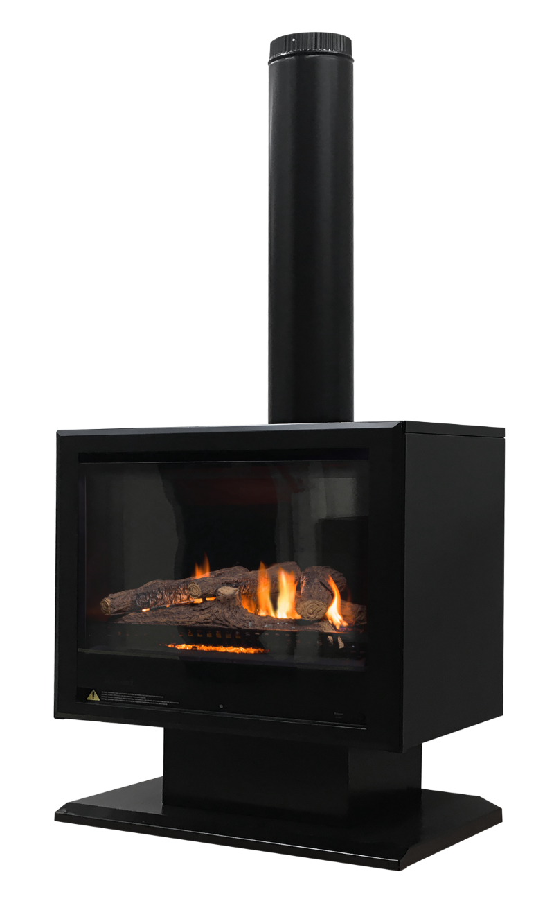 Rinnai 650 Gas Fire (Freestanding)