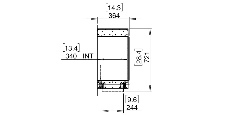 Ecosmart Single Sided Flex 18 Fireplace
