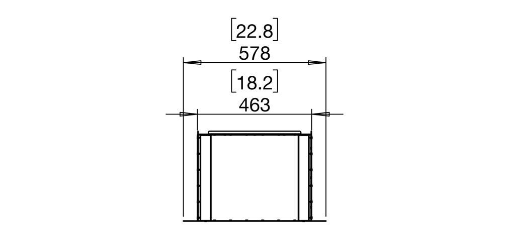 Ecosmart Single Sided Flex 18 Fireplace