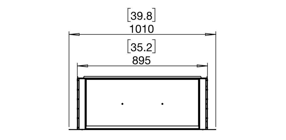 Ecosmart Single Sided Flex 32 Fireplace