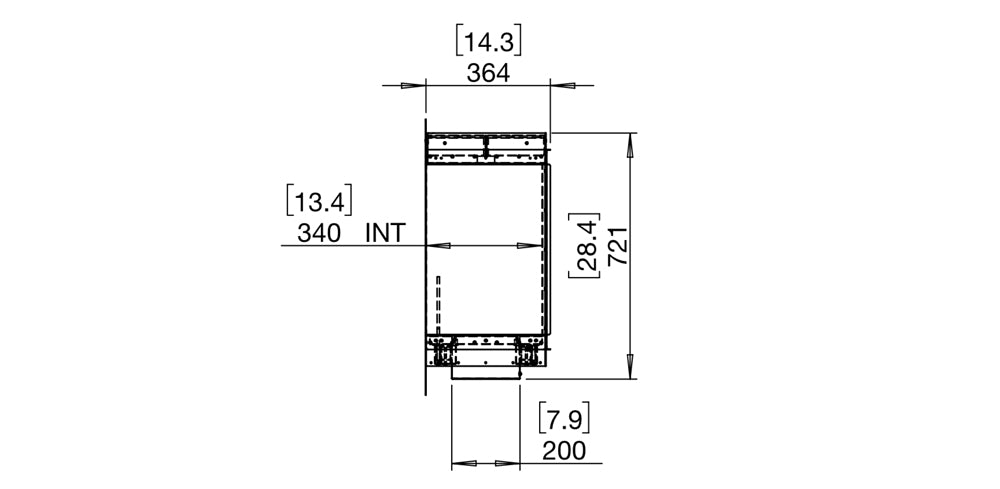 Ecosmart Single Sided Flex 68 Fireplace