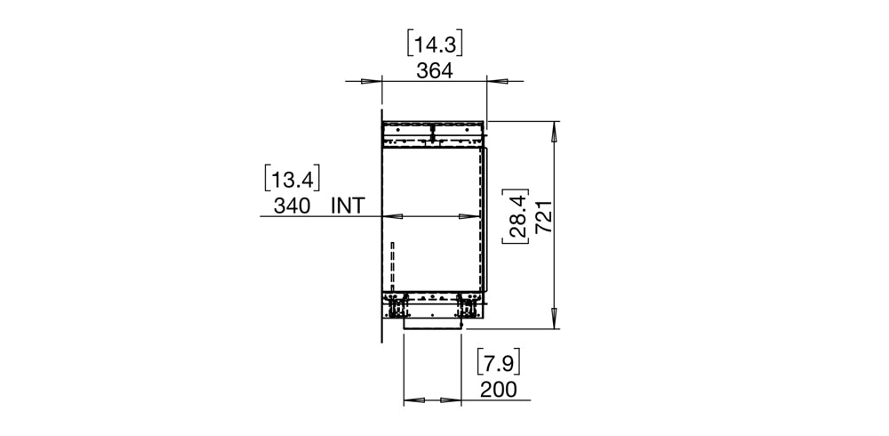 Ecosmart Single Sided Flex 158 Fireplace